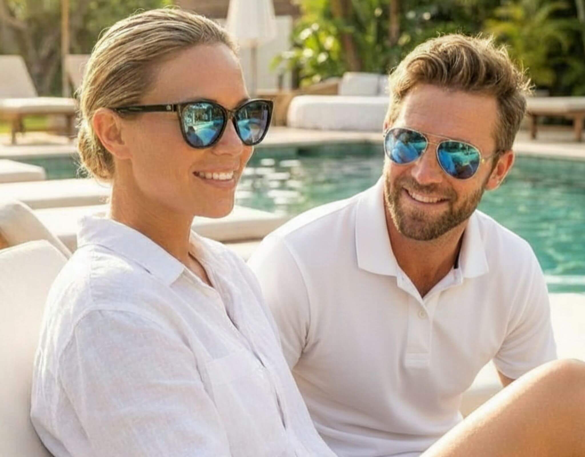 petite sunglasses for small faces on woman showing proper fit for small head with balanced frame proportions by ello sunglasses