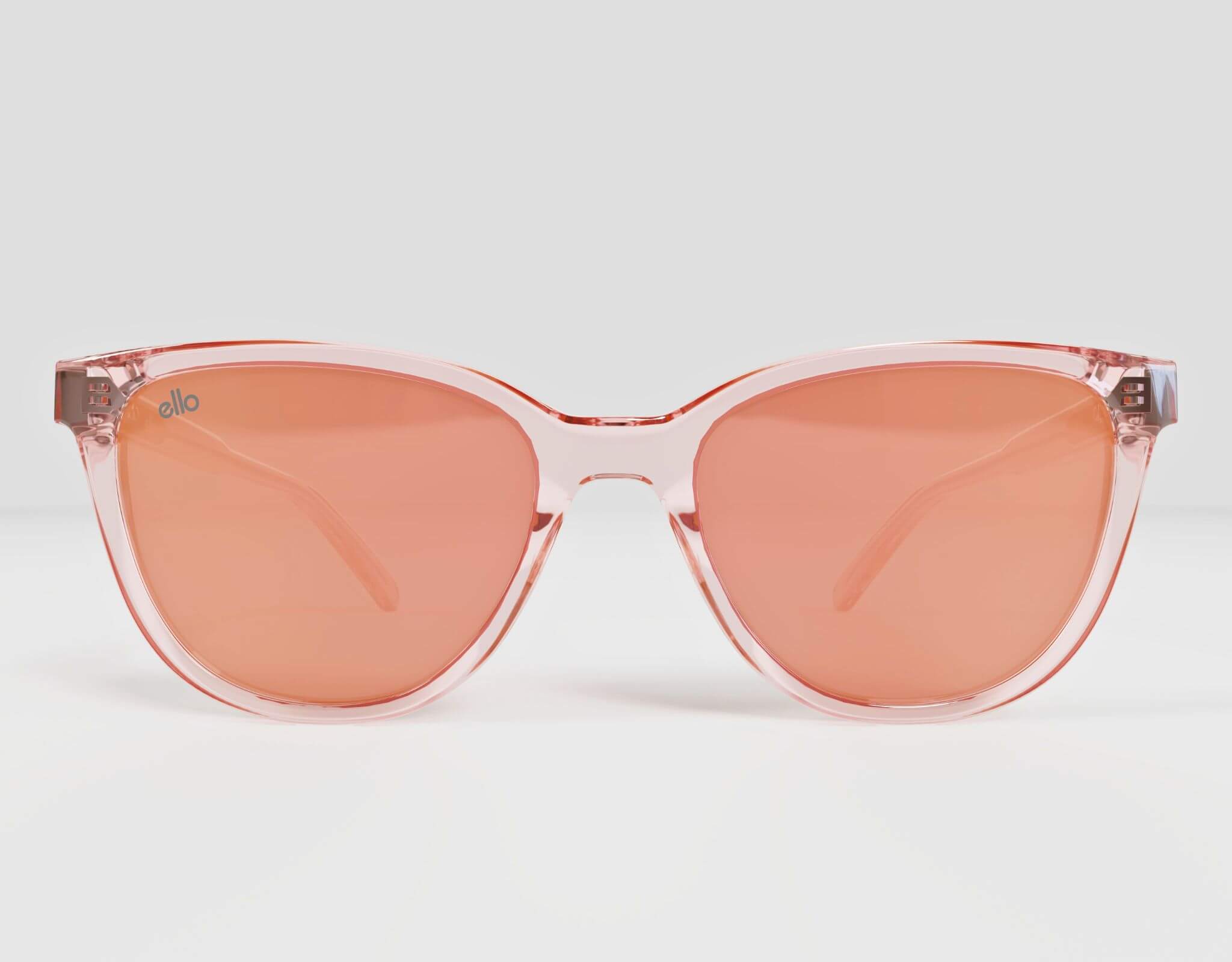 Front-facing Half Moon Bay sunglasses in an all-pink cat eye design for smaller wearers.